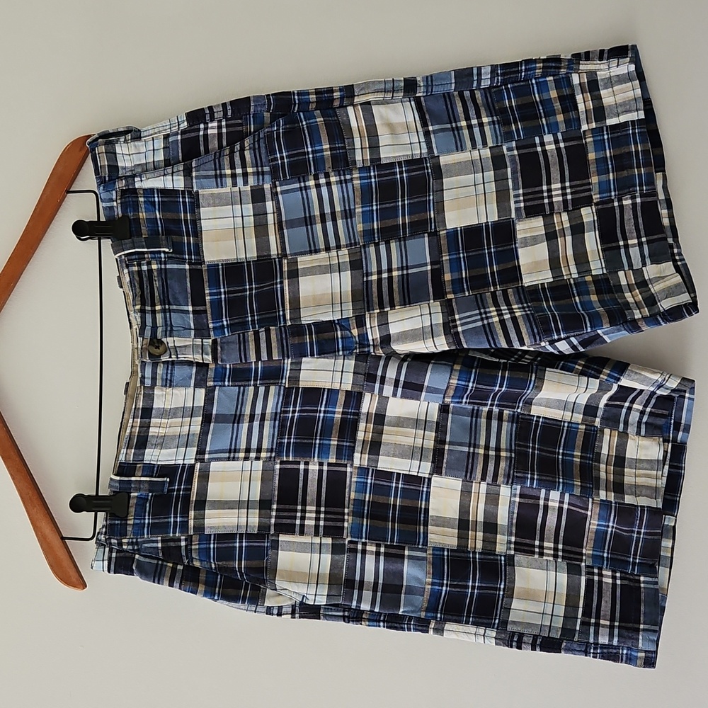 Arrow Madras Patchwork Casual‎ Bermuda Shorts Size 34